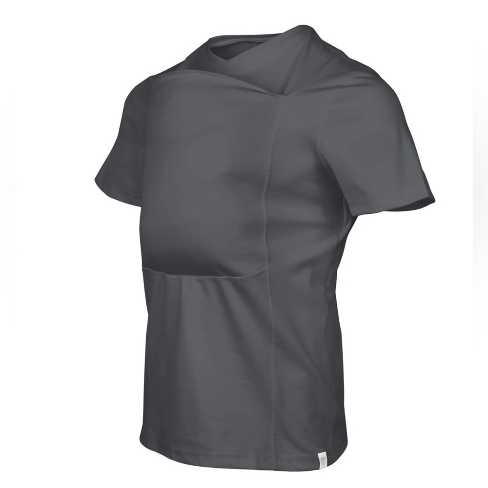 LALABU Charcoal Short Sleeve Men's Tee XL